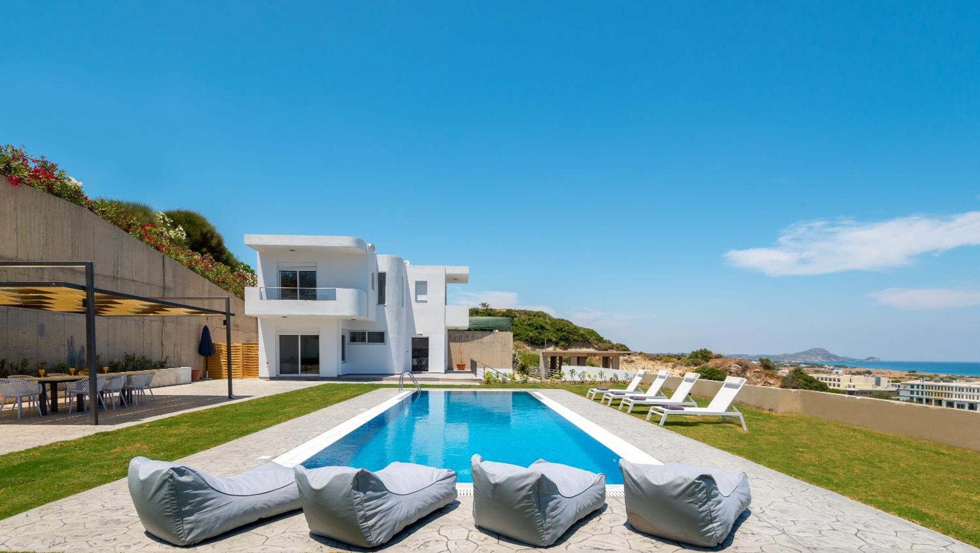 Hill & Sea View Villas Kolymbia Extérieur photo