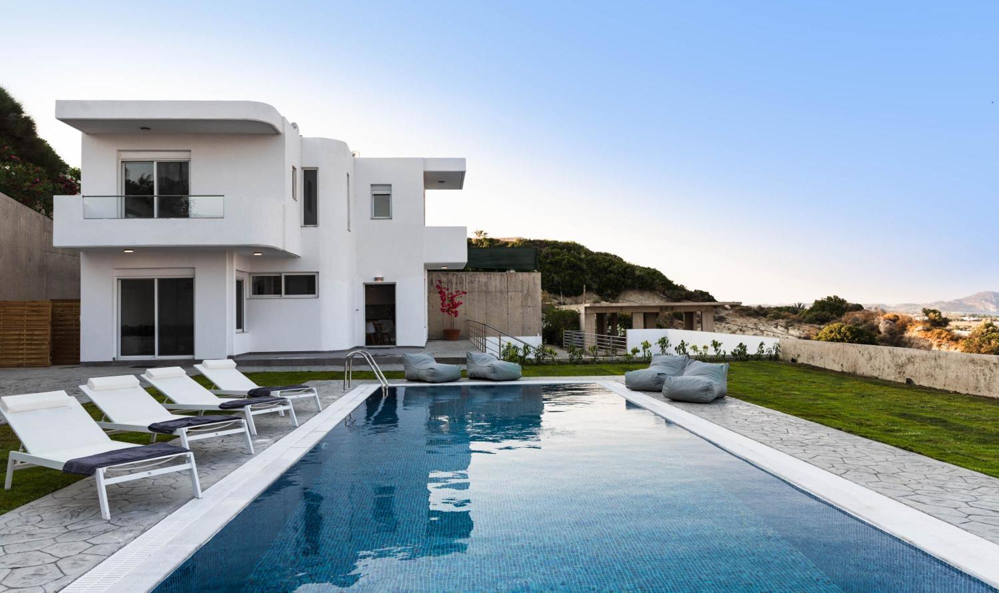Hill & Sea View Villas Kolymbia Extérieur photo