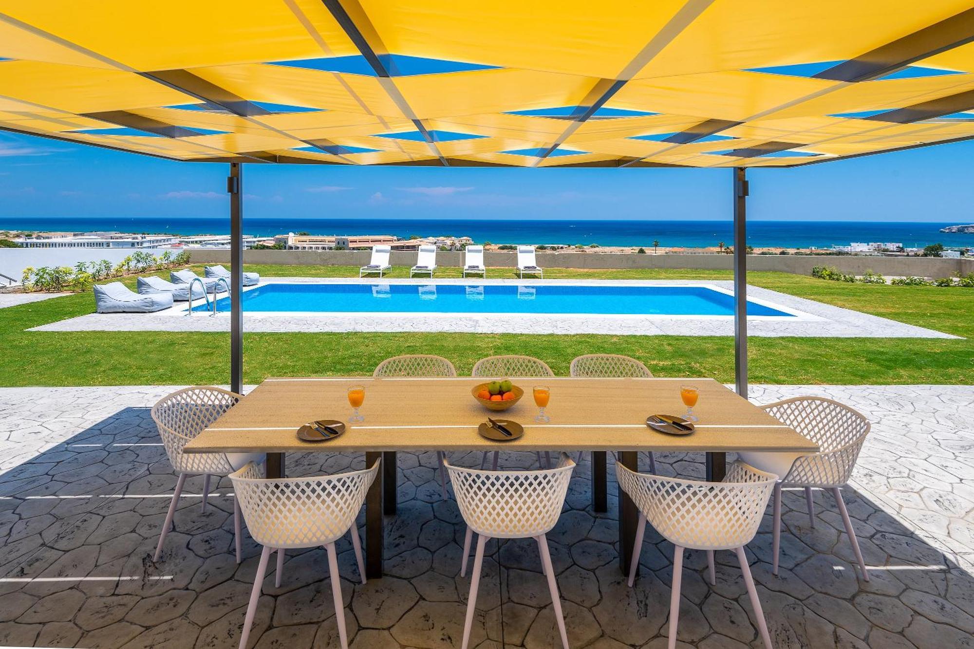 Hill & Sea View Villas Kolymbia Extérieur photo
