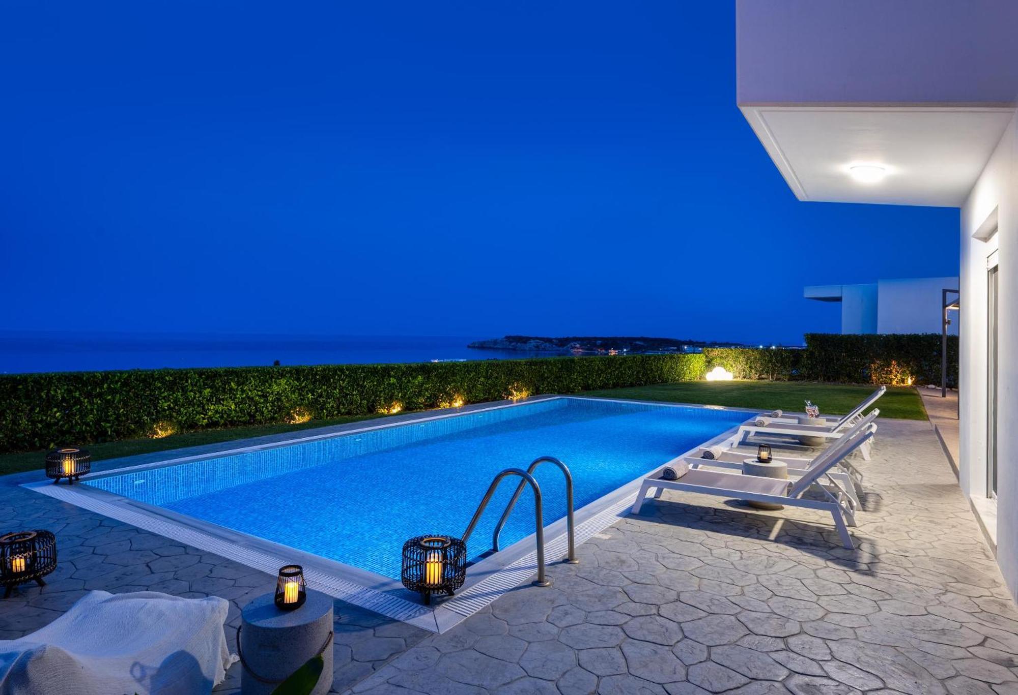 Hill & Sea View Villas Kolymbia Extérieur photo