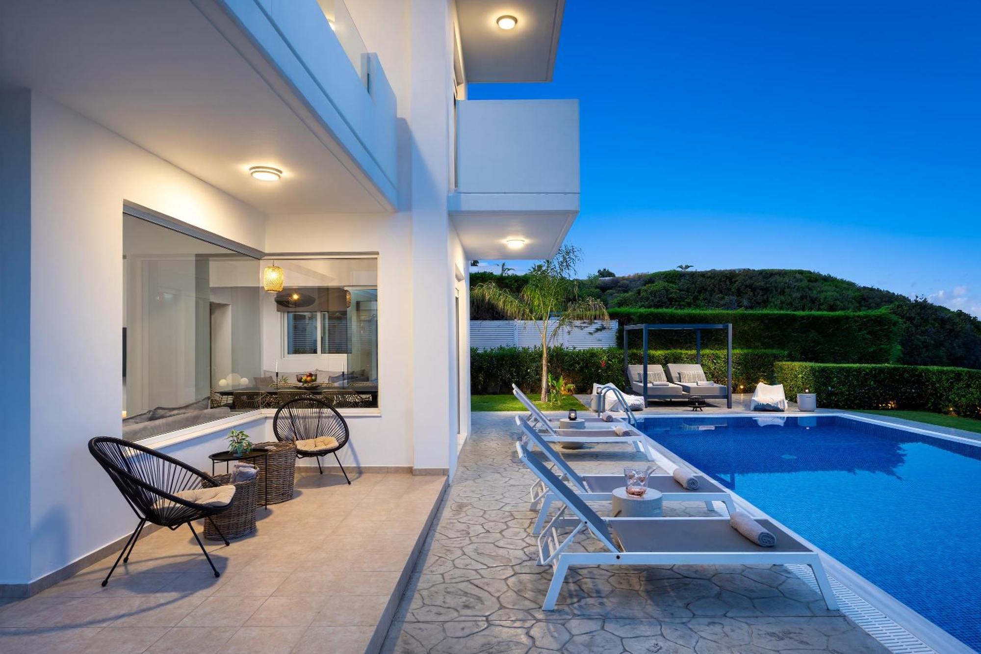 Hill & Sea View Villas Kolymbia Extérieur photo