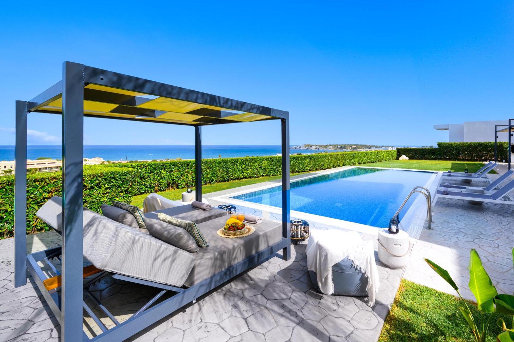 Hill & Sea View Villas Kolymbia Extérieur photo