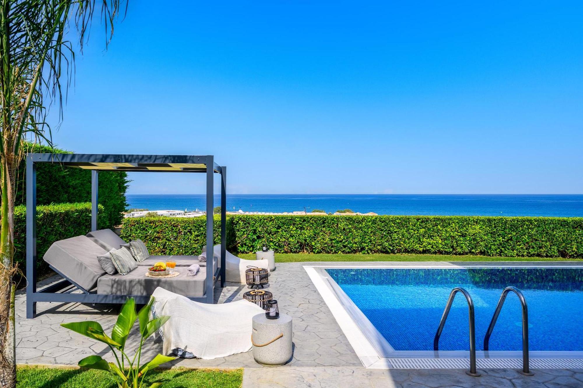 Hill & Sea View Villas Kolymbia Extérieur photo