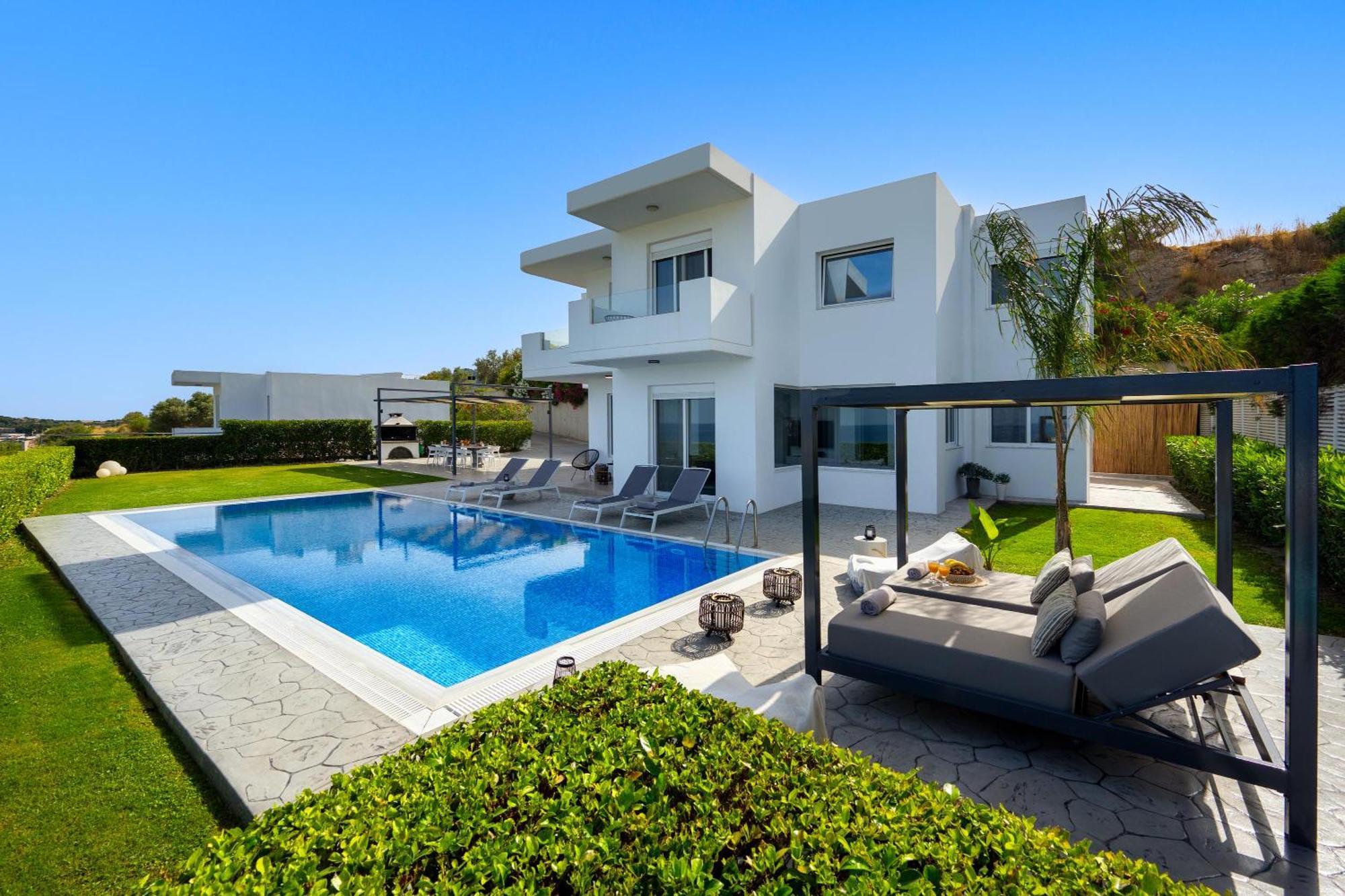 Hill & Sea View Villas Kolymbia Extérieur photo