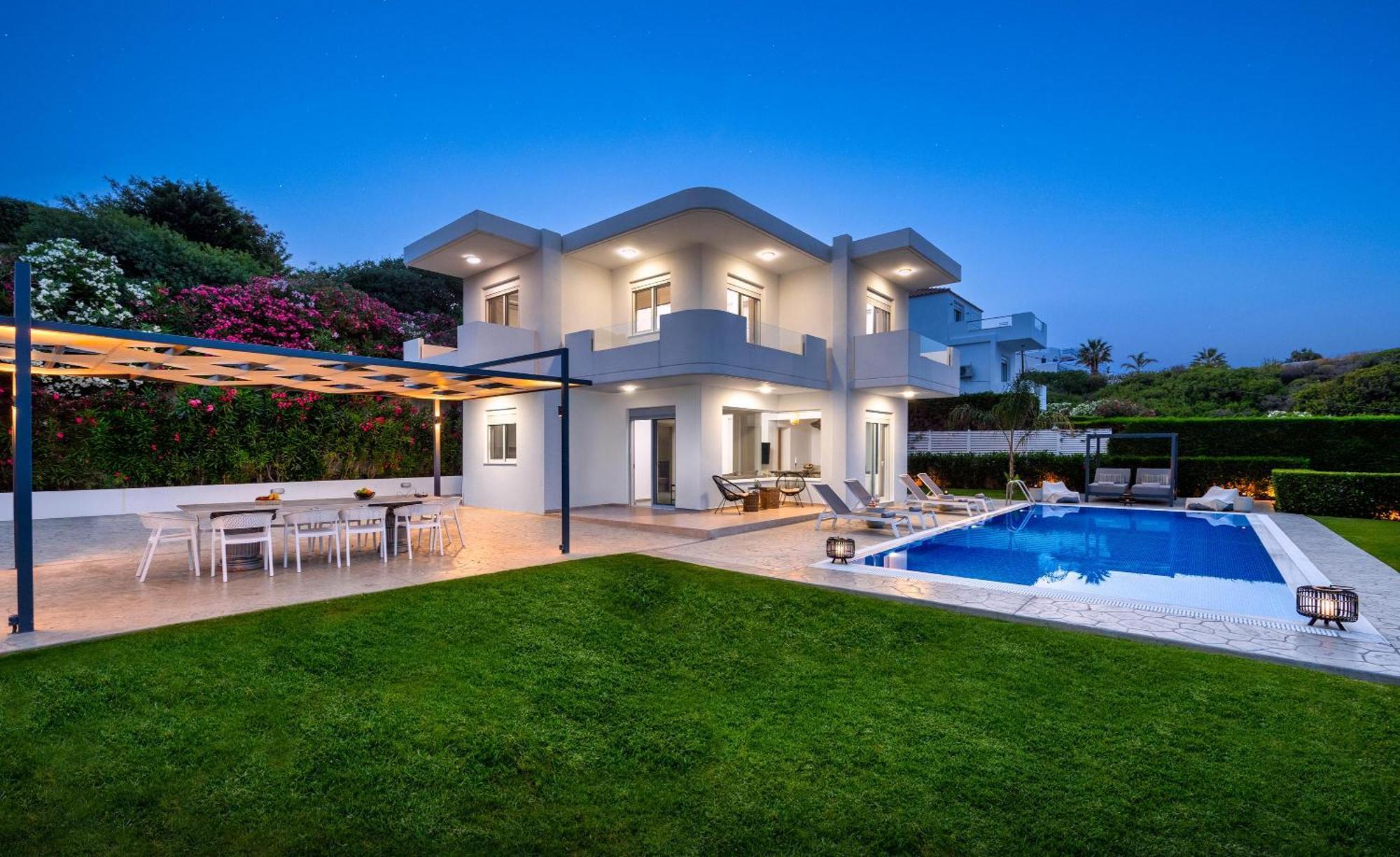 Hill & Sea View Villas Kolymbia Extérieur photo