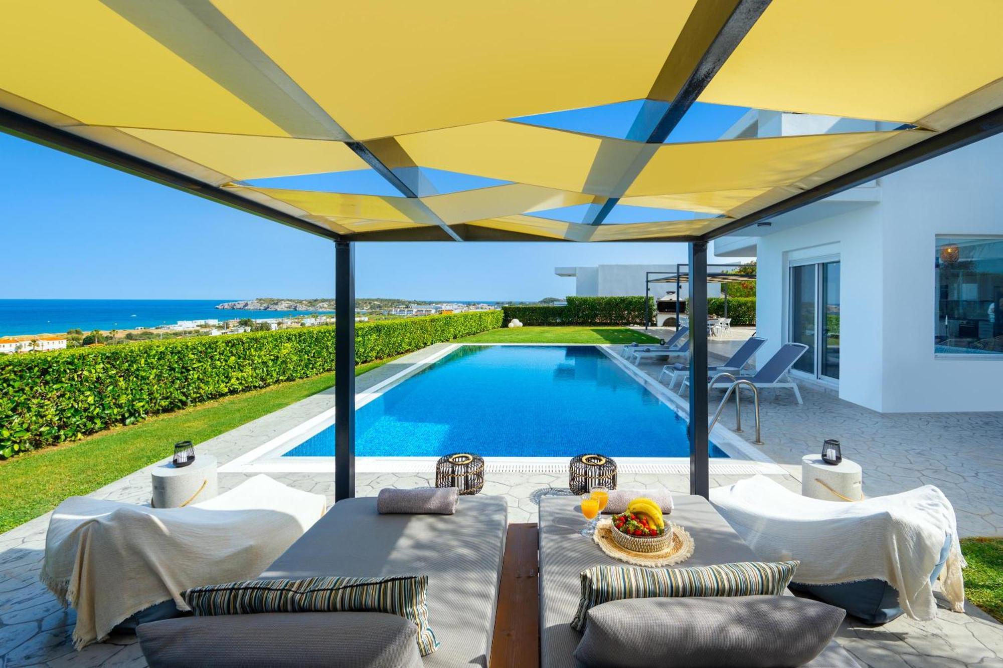 Hill & Sea View Villas Kolymbia Extérieur photo