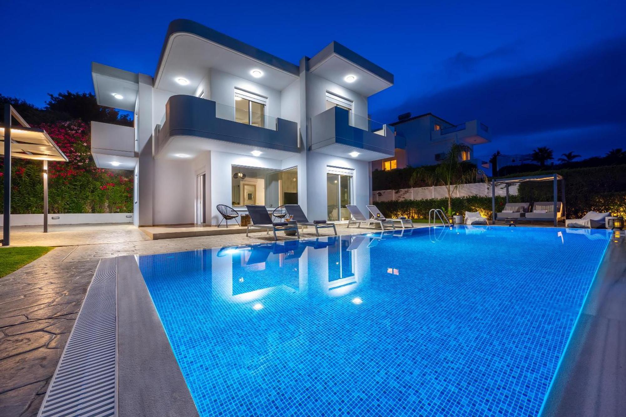 Hill & Sea View Villas Kolymbia Extérieur photo